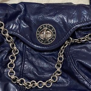 Vintage Navy Marc Jacobs Chain Handbag